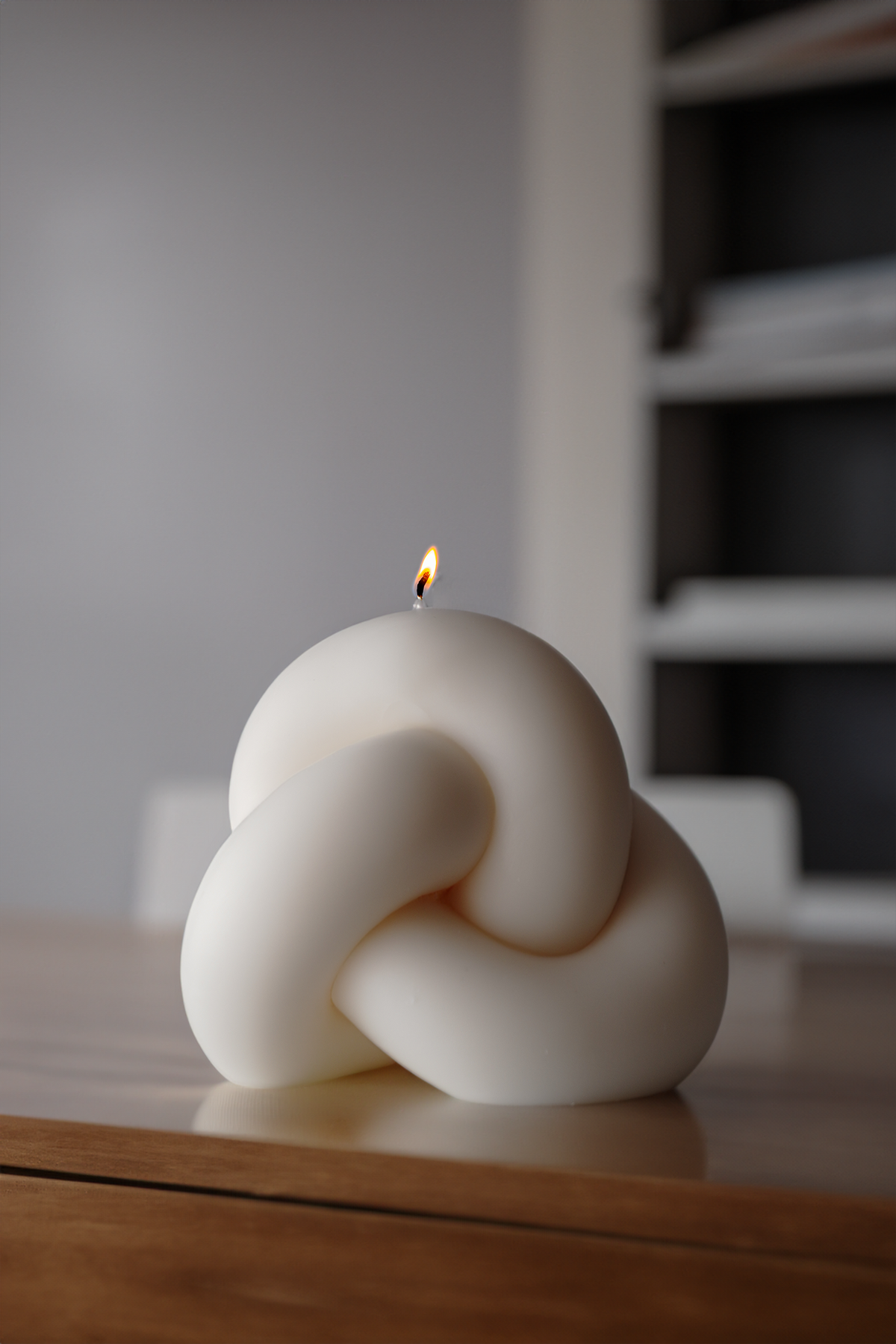 Knot kaars van sojawas