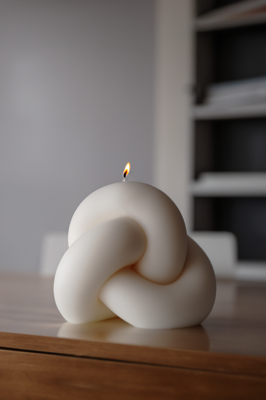 Knot kaars van sojawas