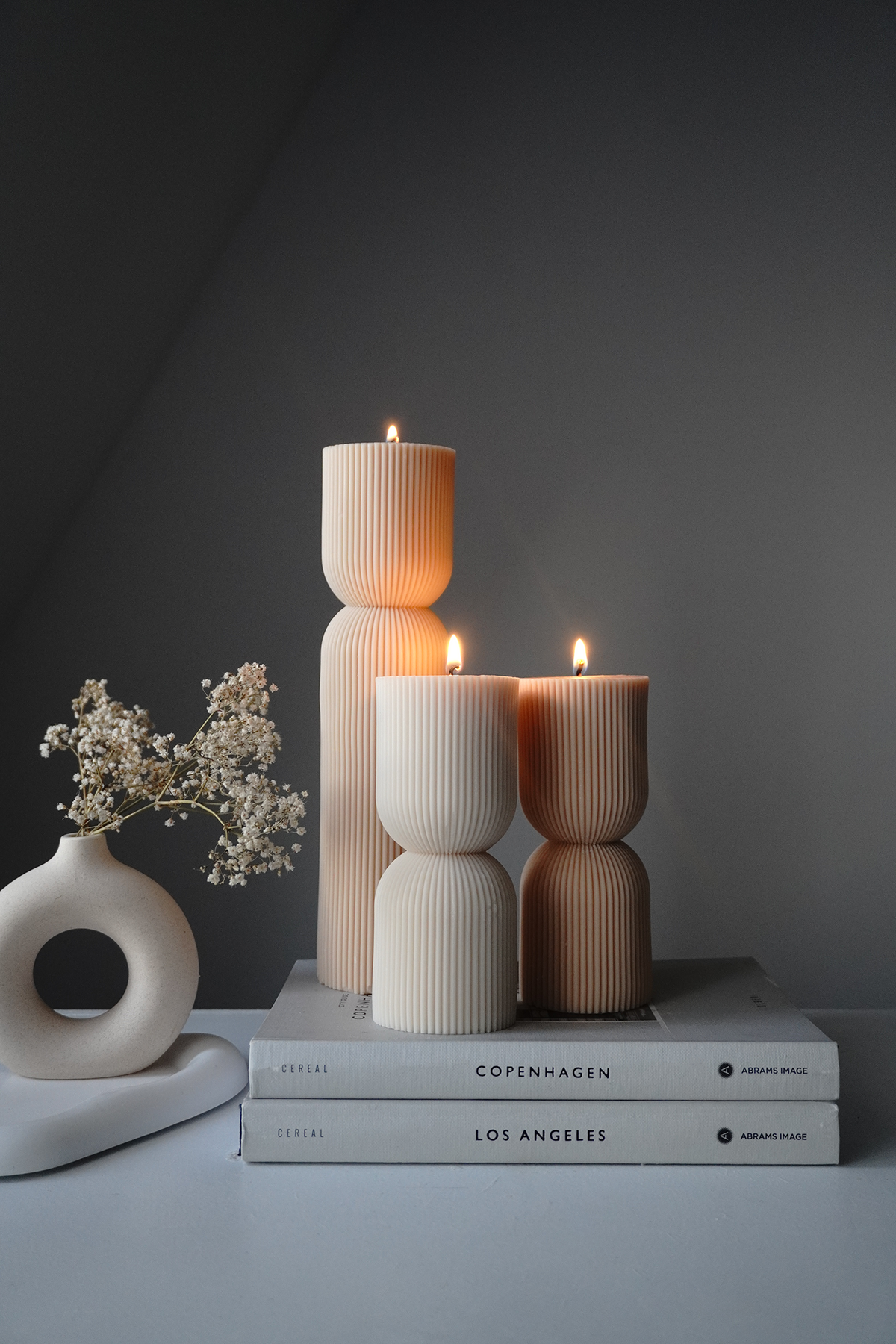 Lilly handgemaakte sojawas decoratieve kaars
